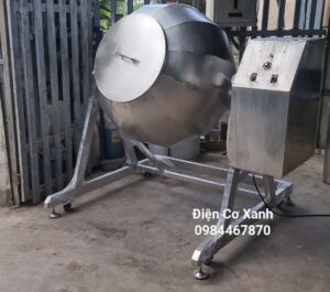 Máy trộn tẩm ướp gia vị cho khoai chiên