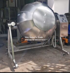 Máy trộn tẩm ướp gia vị cho khoai chiên