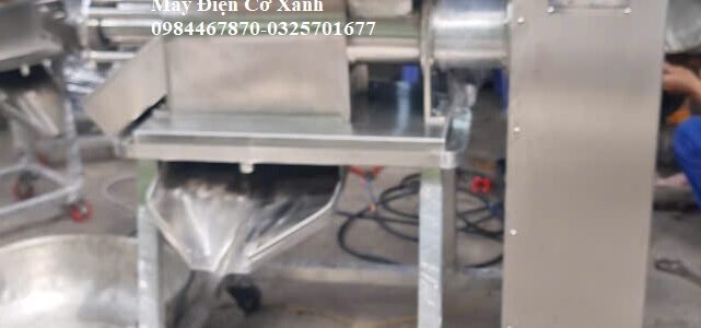 MÁY ÉP TRỤC VÍT VẮT NƯỚC CỐT CHANH DÂY – ĐIỆN CƠ XANH