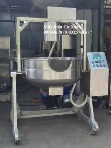 Chảo xào nấu bột bánh ít tự động