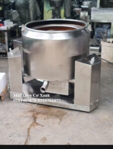 Máy ly tâm củ hành trước khi chiên