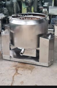 Máy ly tâm tách nước rau cải làm kimchi