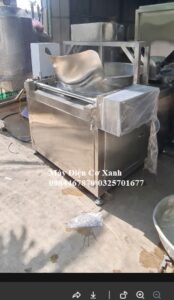 Máy chiên giòn da heo tốp mỡ tự động