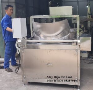 Máy chiên giòn da heo tốp mỡ tự động
