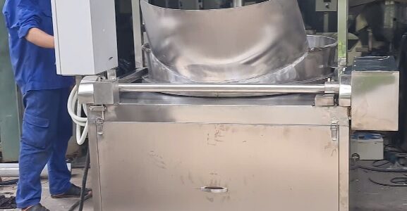 MÁY CHIÊN GIÒN DA HEO TỐP MỠ TỰ ĐỘNG