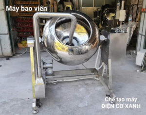 Máy vo viên áo gia vị cho viên