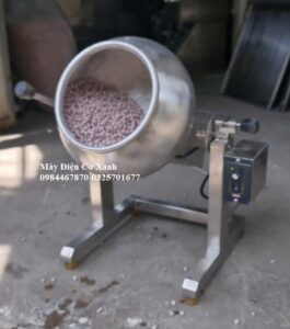 Máy vo viên phủ bột cho hạt
