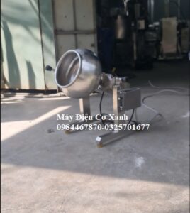 Máy vo viên phủ bột cho hạt