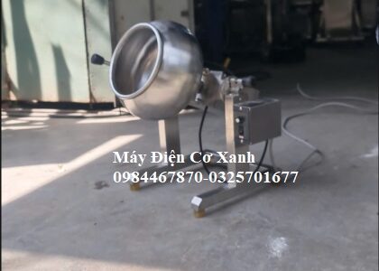 Máy vo viên phủ bột cho hạt