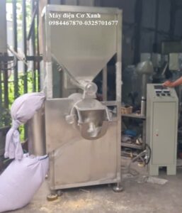 MÁY NGHIỀN BỘT CÀ RI, BỘT ĐIỀU, BỘT GIA VỊ TỰ ĐỘNG