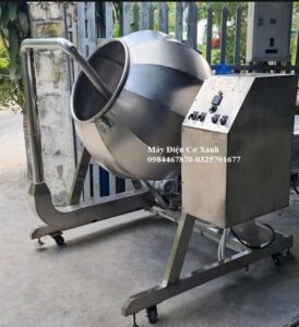 MÁY TRỘN LỒNG QUAY CÓ LẮP BỘ THỔI GIÓ NHIỆT
