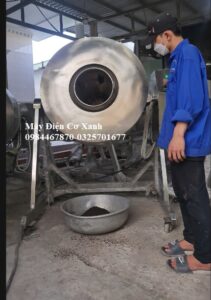 MÁY RANG HẠT TRỐNG QUAY TỰ ĐỘNG