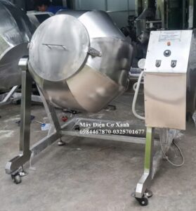 MÁY TRỘN TẨM ƯỚP GIA VỊ CHO HẠT ĐIỀU, HẠT DẺ, ĐẬU PHỌNG, MỨC XOÀI, BỘT KHÔ, TẨM ƯỚP THỰC PHẨM
