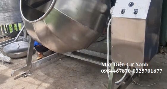 MÁY TRỘN TẨM ƯỚP GIA VỊ VÀ BAO BỘT CHO HẠT ĐIỀU, SẬU PHỌNG, BẮP, ĐẬU HÀ LAN